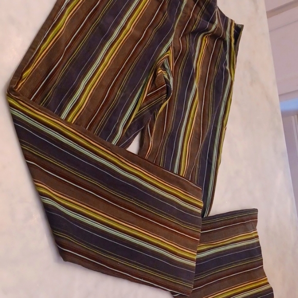 Bentley Arbuckle Pants - Vintage Bentley Arbuckle Flat front pants Striped Sz 10 Womens Pants